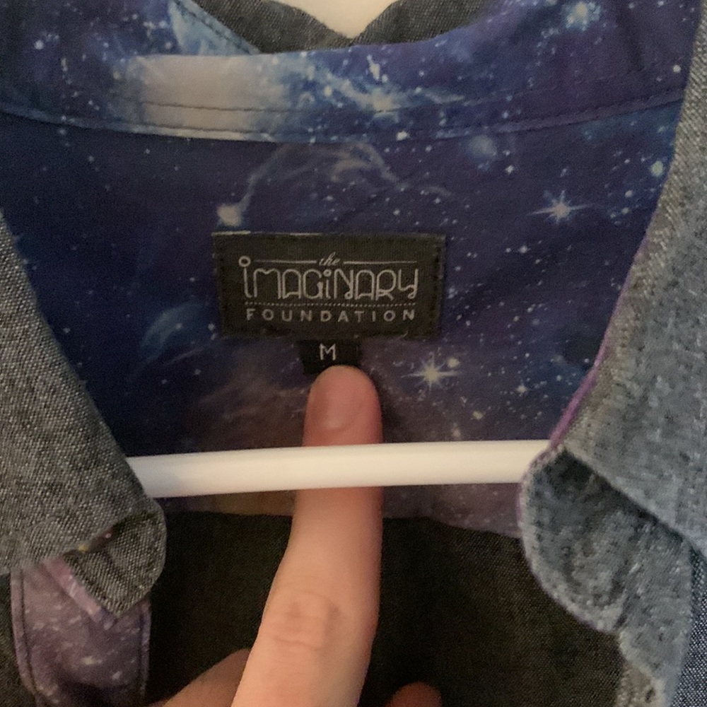 Imaginary Foundation - Space Print Button Down - image 3